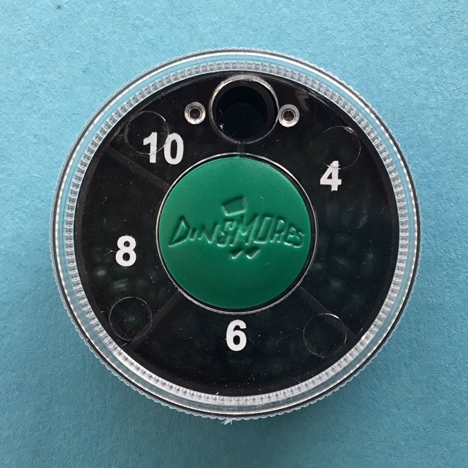 Dinsmore D4B four-pack split shot dispenser